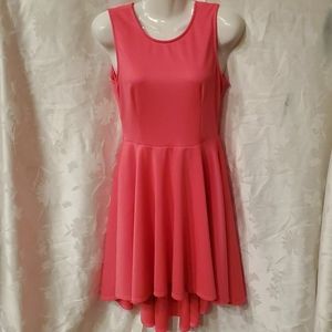 Hot pink, Hight low Dress